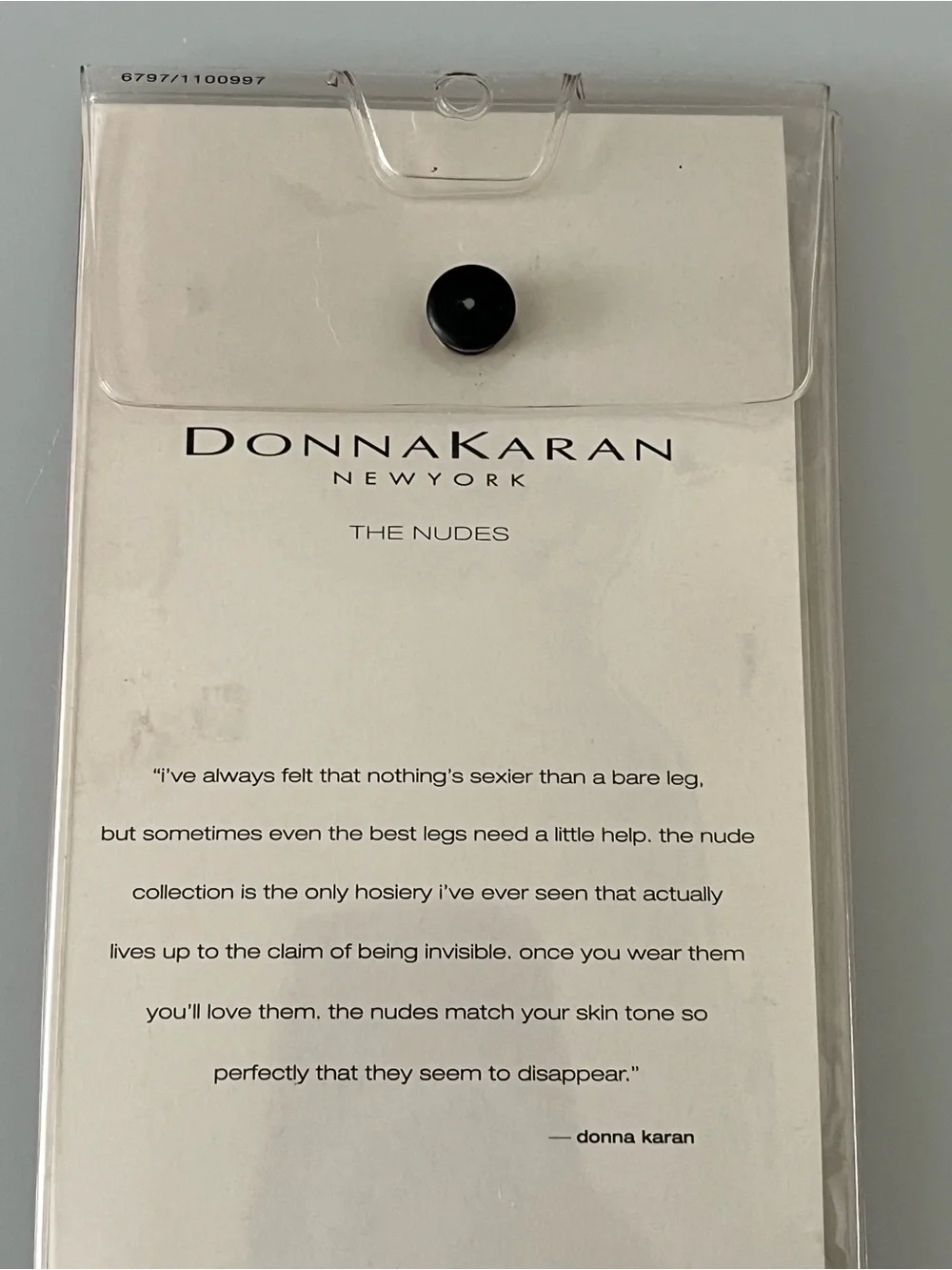 Vintage 90s Donna Karan The Nudes Knee High Hosiery One Size